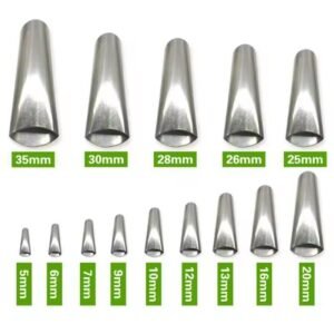14PCS Stainless Steel Caulk Nozzle Set