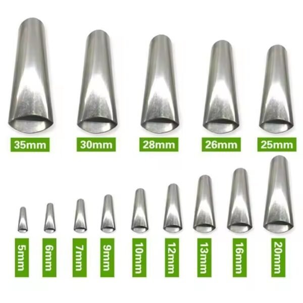 14PCS Stainless Steel Caulk Nozzle Set