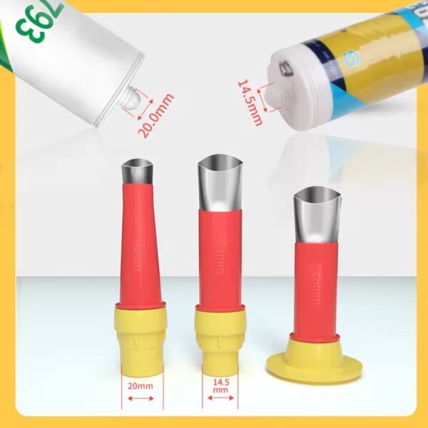 22PCS Stainless Steel Caulk Nozzle Pack - Image 4