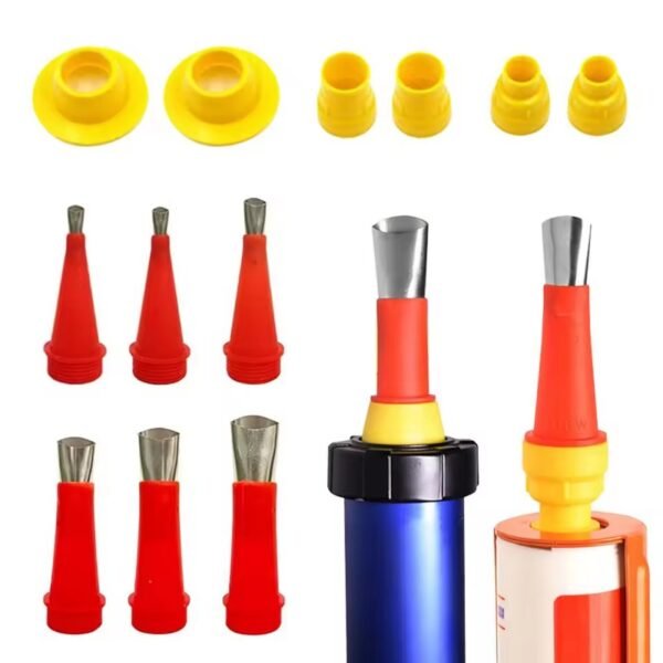 22PCS Stainless Steel Caulk Nozzle Pack - Image 3