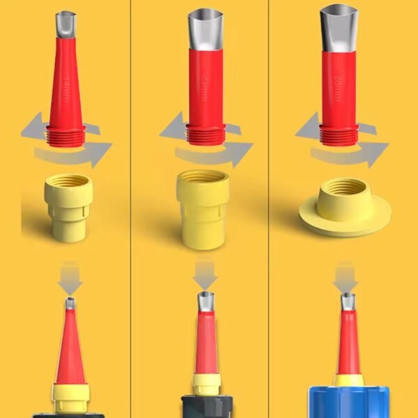 22PCS Stainless Steel Caulk Nozzle Pack - Image 5