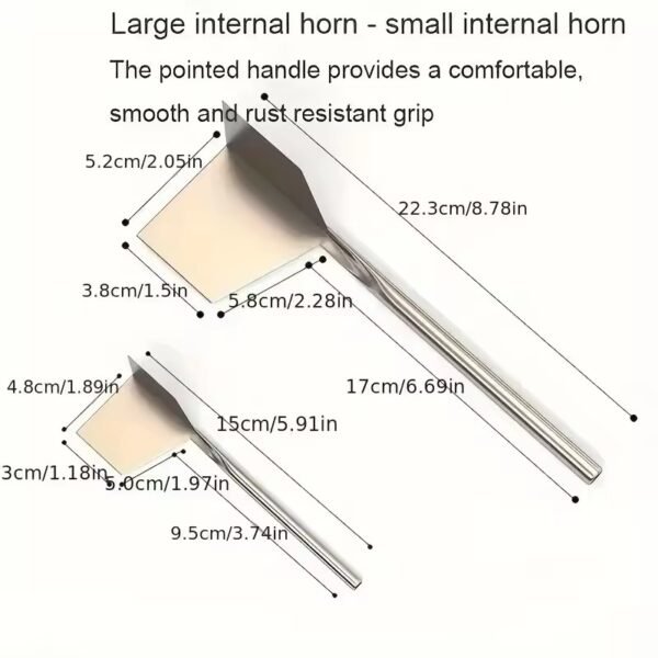4Pcs Stainless Steel Drywall Scrapers