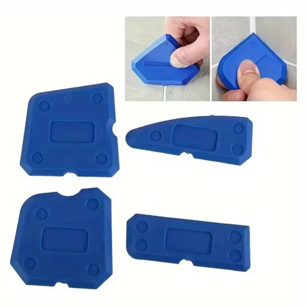 4pcs Silicone Glass Cement Scraper Set - Image 4