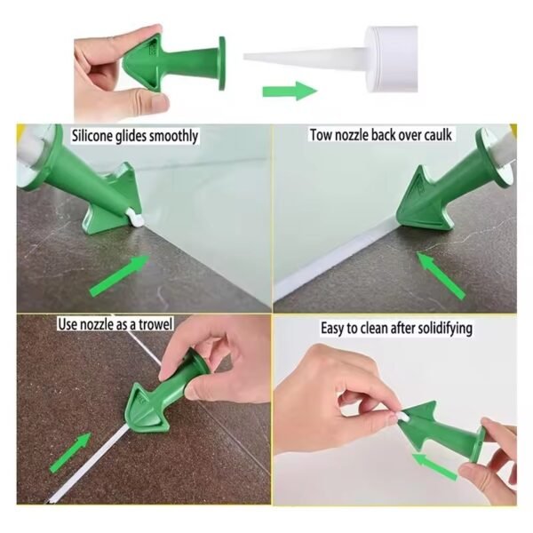 3pcs Caulk Nozzle Applicator Set