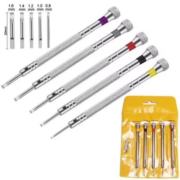 Watch Repairing Steel Screwdriver Set