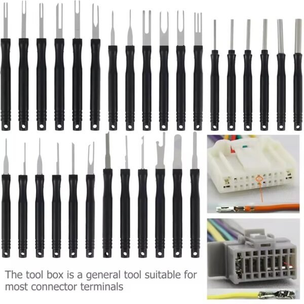 30Pcs Auto Terminal Pin Removal Tool Kit - Image 4