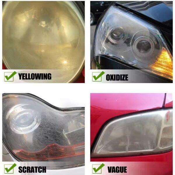 Car Headlight Restoration Polishing Kits - Image 4