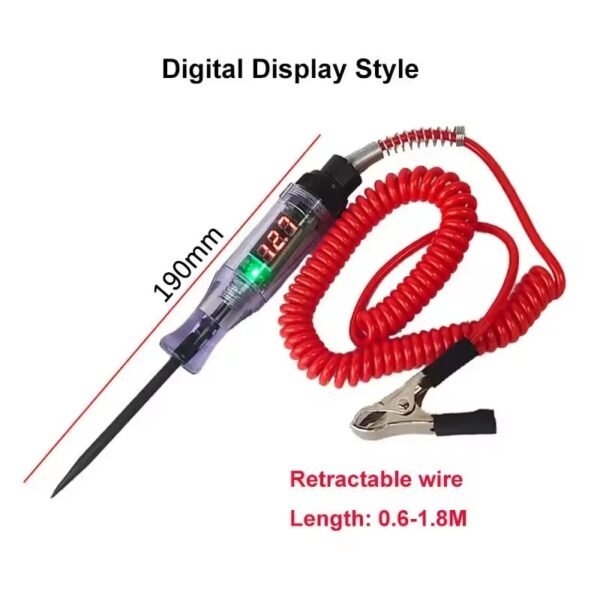 6V 12V 24V Car Truck Voltage Circuit Tester - Image 3