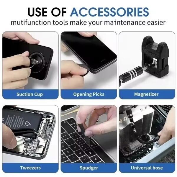 Electronics Screwdriver Set 115 in 1 for Phone and Laptop Repair - Image 4