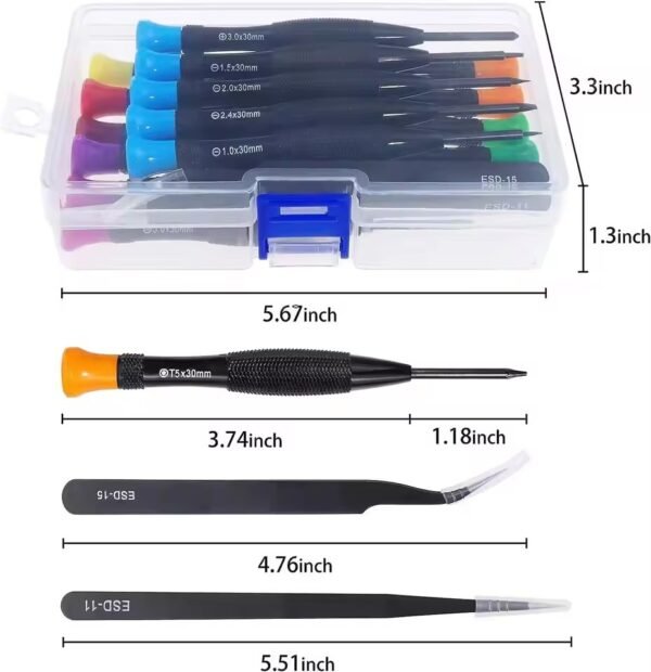 Magnetic Watch Repair Screwdriver Set