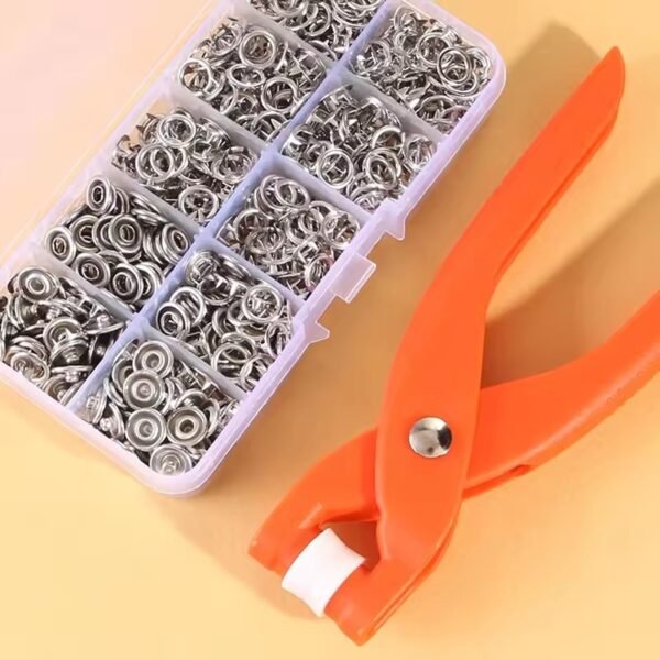 Snap Button Kit with Hand Pressure Pliers