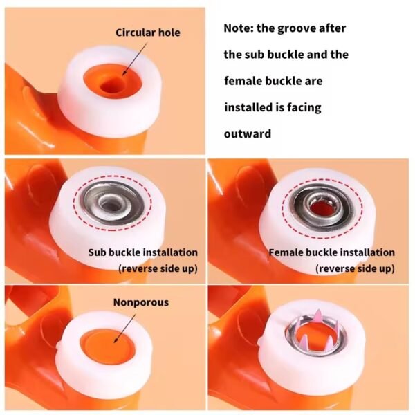 Snap Button Kit with Hand Pressure Pliers - Image 5